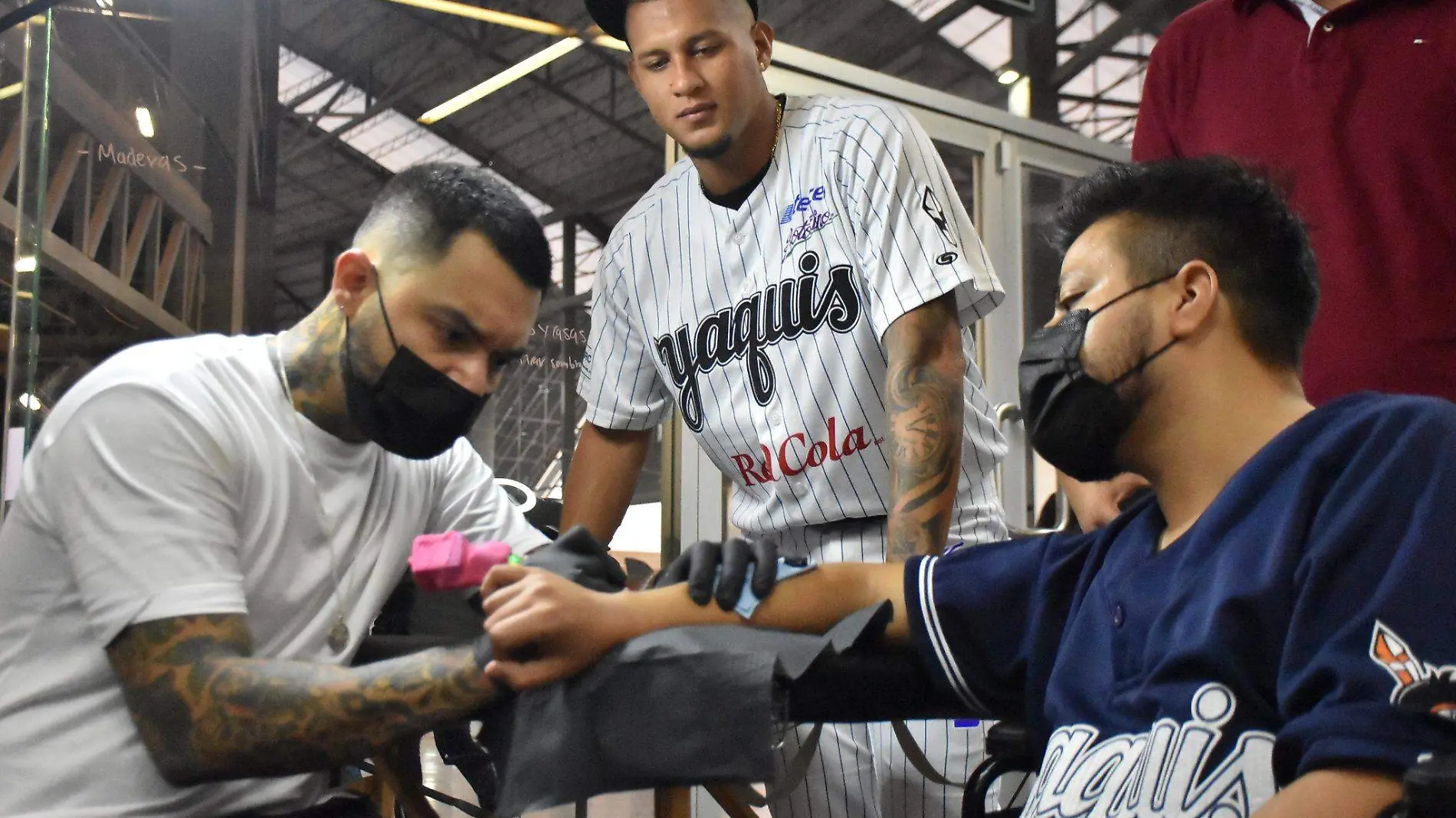 Tatuajes Yaquis            (Cortesía @yaquis_oficial)